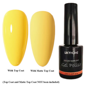 Nail Polish UV LED Gel - Yellow 49