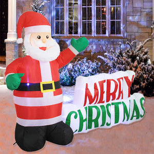 180cm Inflatable Santa with LED Light SM180