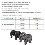 ZUPPER VAU Jaws Die Mould for Copper Pipe Plumbing Press Tool 24KN