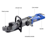 Electric Hydraulic Rebar Bender 1400W (8-20mm) Steel Rod Bent Bar Rebar LZ-20