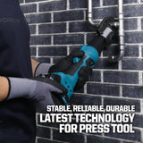 ZUPPER PLUMBING PRESS TOOL KIT 24kN BLM-2430 BATTERY POWERED BRUSHLESS MOTOR