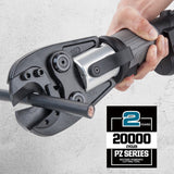 ZUPPER Battery Powered Hydraulic Cable Crimping & Cutting Tool PZ-300C