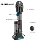 ZUPPER Plumbing Press Tool 24kN Battery Powered Pipe Press Tool Kit Jaws PZ-2430