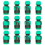 12Sets Garden Hose Connect 13mm Plastic Hose Quick Connector Garden Hose Fitting