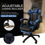 Gaming Office Chair Computer Chairs Seating Footrest Racer Recliner HGFD08 (For PICK UP)