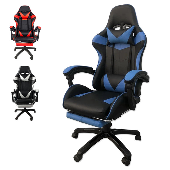 Gaming Office Chair Computer Chairs Seating Footrest Racer Recliner HGFD08 (For PICK UP)