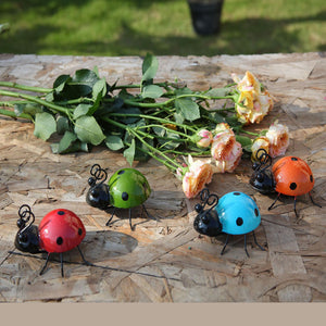 4PCS Ladybug Fairy Garden