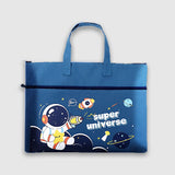 Zipper File Pocket School Bag-MK-3886