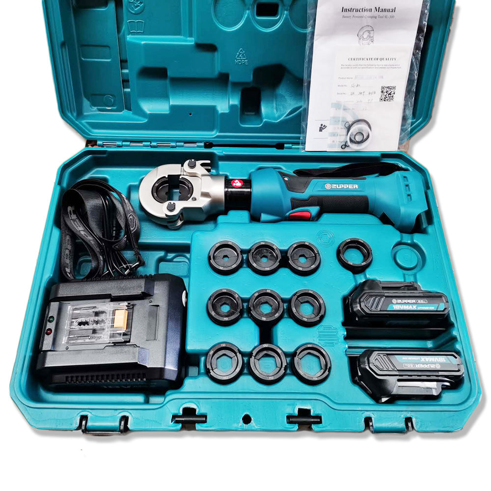 ZUPPER Battery Powered Hydraulic Crimping Tool SL-300 – LIKYHOME