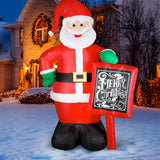 3m Tall Inflatable Santa with LED Light SAN300