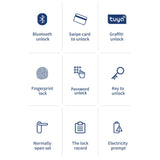 Security Smart Fingerprint Door Lock with Bluetooth T83