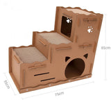 3-Tiers Cat Pet Scratching Cardboard DDG24