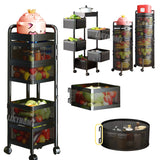 2-5Tiers Removable Storage Cart