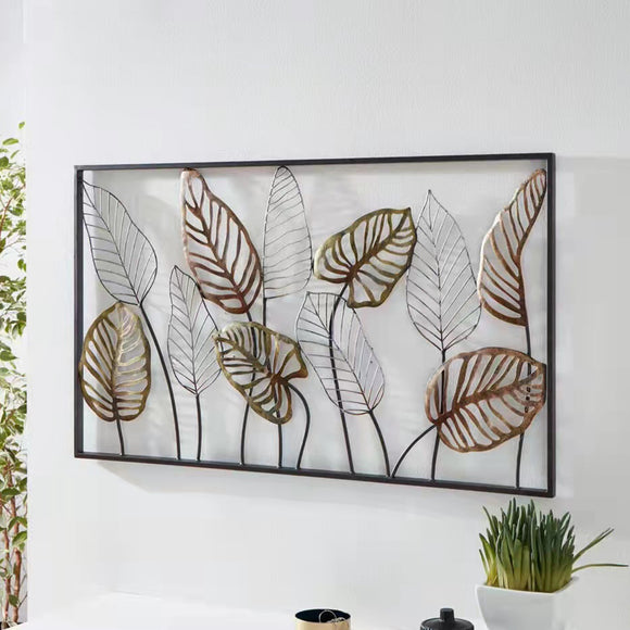 Metal Wall Art Partysu Leaf - HOM1011