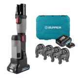 ZUPPER Plumbing Press Tool 24kN Battery Powered Pipe Press Tool Kit Jaws PZ-2430