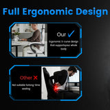 Gaming Office Chair Computer Chairs Seating Footrest Racer Recliner Grey 979-2