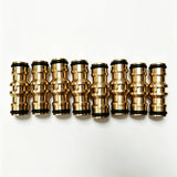 8Pcs Solid Brass Garden Hose Joiner Coupler OD15mm Quick Connect Repair Adapter Y105