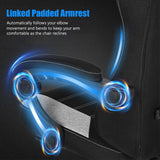 Gaming Office Chair Computer Chairs Seating Footrest Racer Recliner Grey 979-2