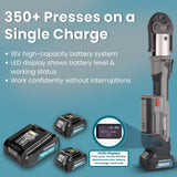 Zupper Battery Powered Press Tool Kit Set PZ-3240 For copper Bpress Viega Kempress Ridgid