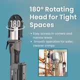 Zupper Battery Powered Press Tool Kit Set PZ-3240 For copper Bpress Viega Kempress Ridgid