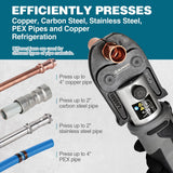 Zupper Battery Powered Press Tool Kit Set PZ-3240 For copper Bpress Viega Kempress Ridgid