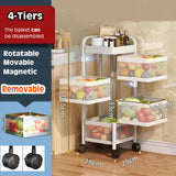 2-5Tiers Removable Storage Cart