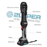 ZUPPER PLUMBING PRESS TOOL KIT 24kN BLM-2430 BATTERY POWERED BRUSHLESS MOTOR