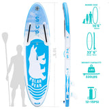 Inflatable Stand Up Paddle Board SUP - SUPFW07A