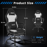 Gaming Office Chair Computer Executive Footrest PC Office Seat Black 979-9 (For PICK UP)