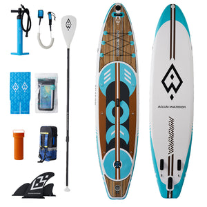 Inflatable Stand Up Paddle Board SUP - AW Moonlight 12ft