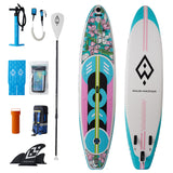 Inflatable Stand Up Paddle Board SUP - AW Moonlight 12ft