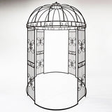 Dark Brown Metal Garden Gazebo-M0123