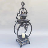 74cm Large Metal Retro Lantern Candle Holder - 7852