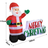 180cm Inflatable Santa with LED Light SM180