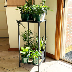 2 Tiers Wooden Plant Pot Stand - HD7450