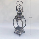 74cm Large Metal Retro Lantern Candle Holder - 7852