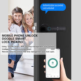 Security Smart Fingerprint Door Lock with Bluetooth T83