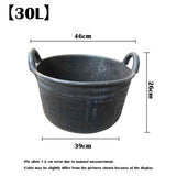 30L Feed Tub Rubber Trough Horse Equine sheep Stock Water Drinker Farm Bucket