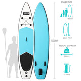 Inflatable Stand Up Paddle Board SUP - CNSBlue 12ft