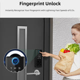Digital Smart Door Lock Fingerprint Smart Doorlock Password APP Card Keypad 3112
