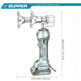 ZUPPER Battery Axial Pressing TOOL For Pex Multi-layer Composite Pipe SL-1240