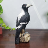 Resin Magpie Fake Bird