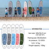 Inflatable Stand Up Paddle Board SUP - SUPFR04E