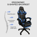 Gaming Office Chair Computer Chairs Seating Footrest Racer Recliner HGFD08 (For PICK UP)