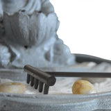 JAPANESE MINIATURE ZEN BONSAI GARDEN WITH BUDDHA WATER FOUNTAIN BNS01