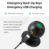 Security  Small Door Knob Fingerprint Door Lock Smart Keyless Entry Door Lock 3115