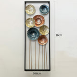 Metal Wall Art 3D Fireworks 96CM - HOM1005