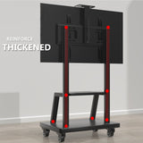 Solid Mobile TV Holder Trolley