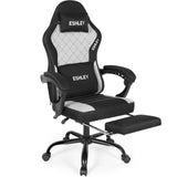 Gaming Office Chair Computer Executive Footrest PC Office Seat Black 979-9 (For PICK UP)