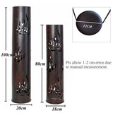 Metal Cylinder Candle Holder 2Pcs - HD229219